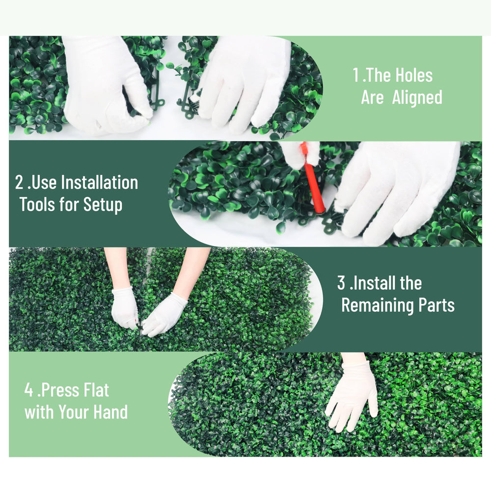 DECWIN grass wall used as wedding backdrop creating beautiful photo scenes