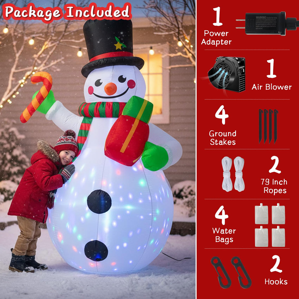 DEDU snowman anchoring kit layout for secure windproof installation