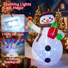 DEDU snowman candy cane and gift box detail adding festive charm