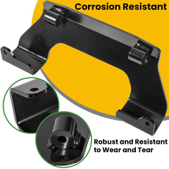 Deecaray crossbrace mounted on Hustler mower showing restored stability benefit