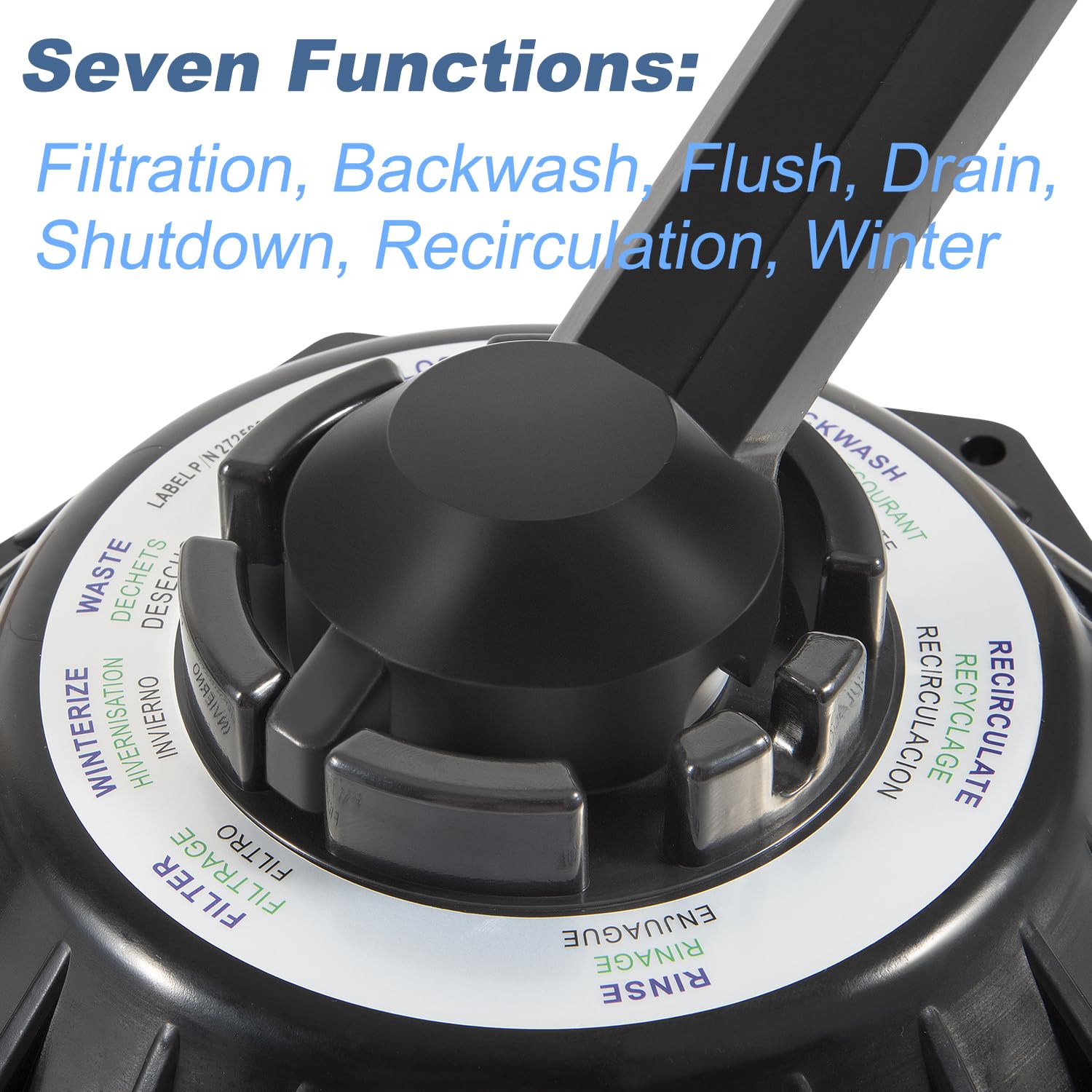 Deecaray top installed on Sand Dollar filter demonstrating direct-fit compatibility