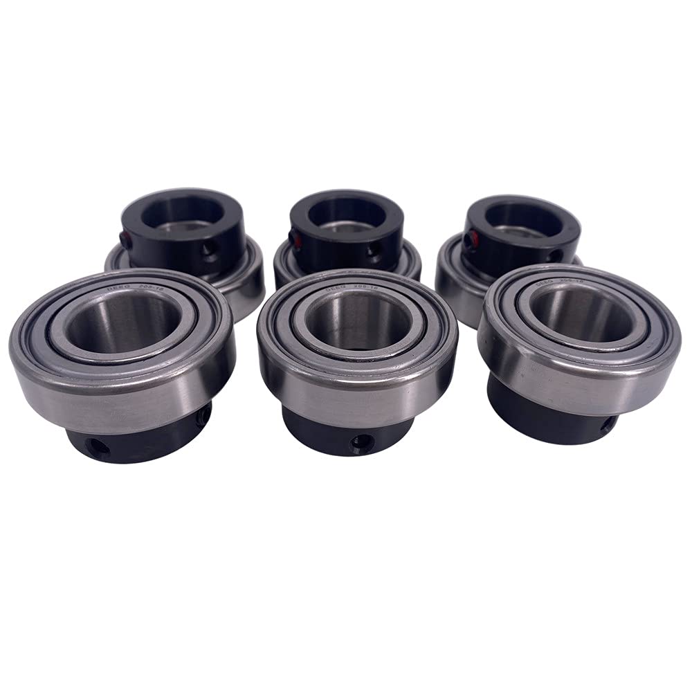 DEEG bearing being installed on mower deck representing reliable repair