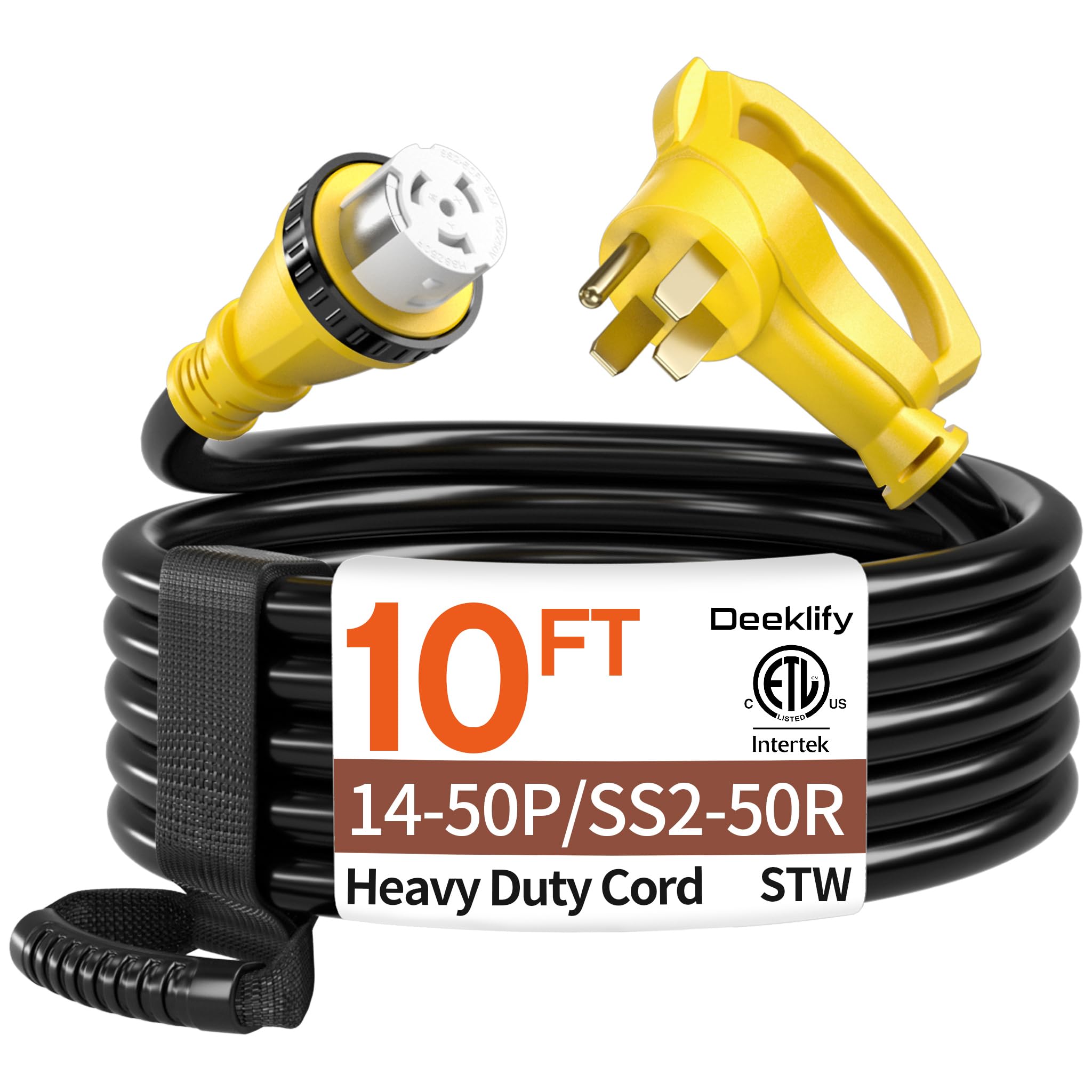Deeklify front connector showing robust twist-lock and secure contact