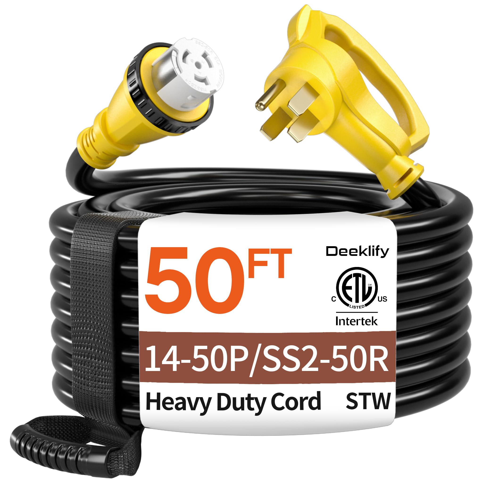 Deeklify front packaging showing model and durable construction benefit