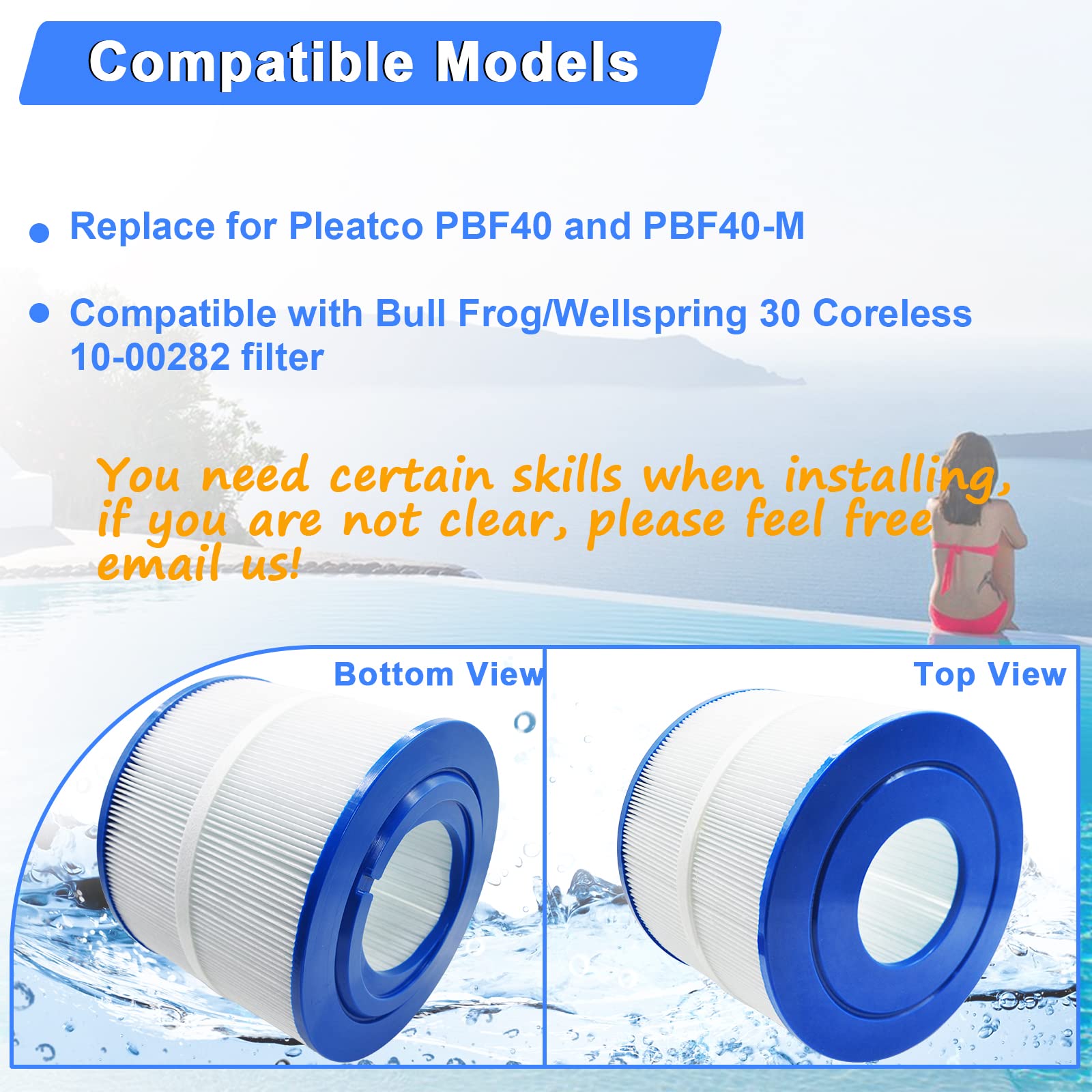 DEEKOOL close-up of pleated filter media for improved dirt trapping
