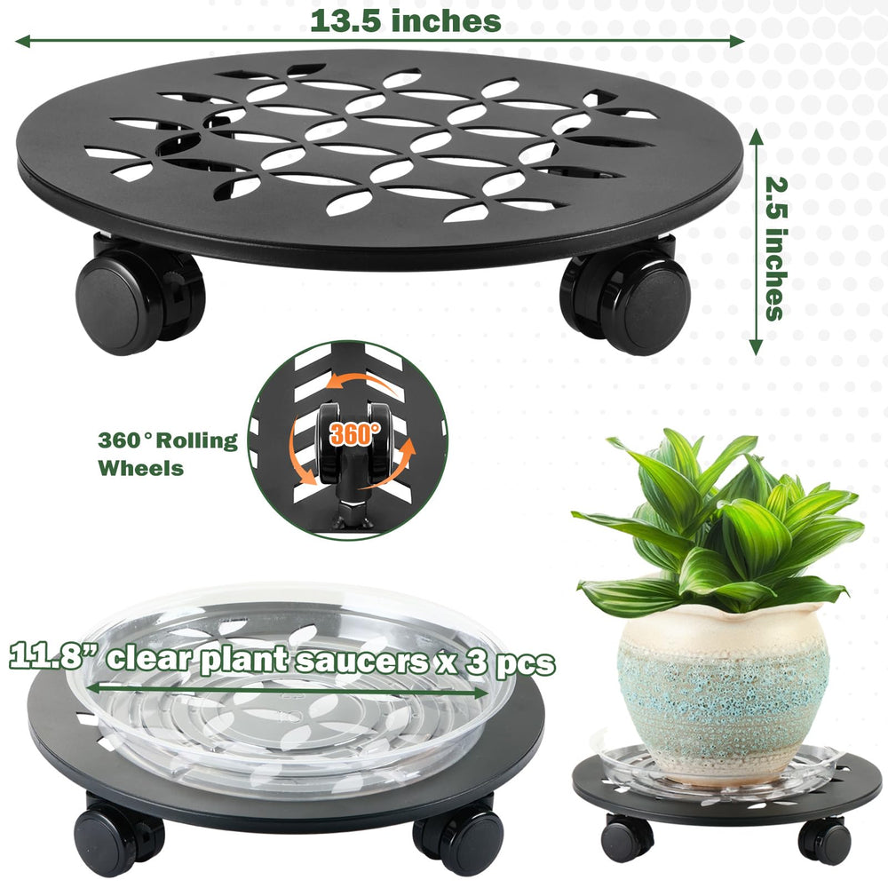 DEELF OUTLET top view of heart-pattern platform promoting drainage and secure pot placement