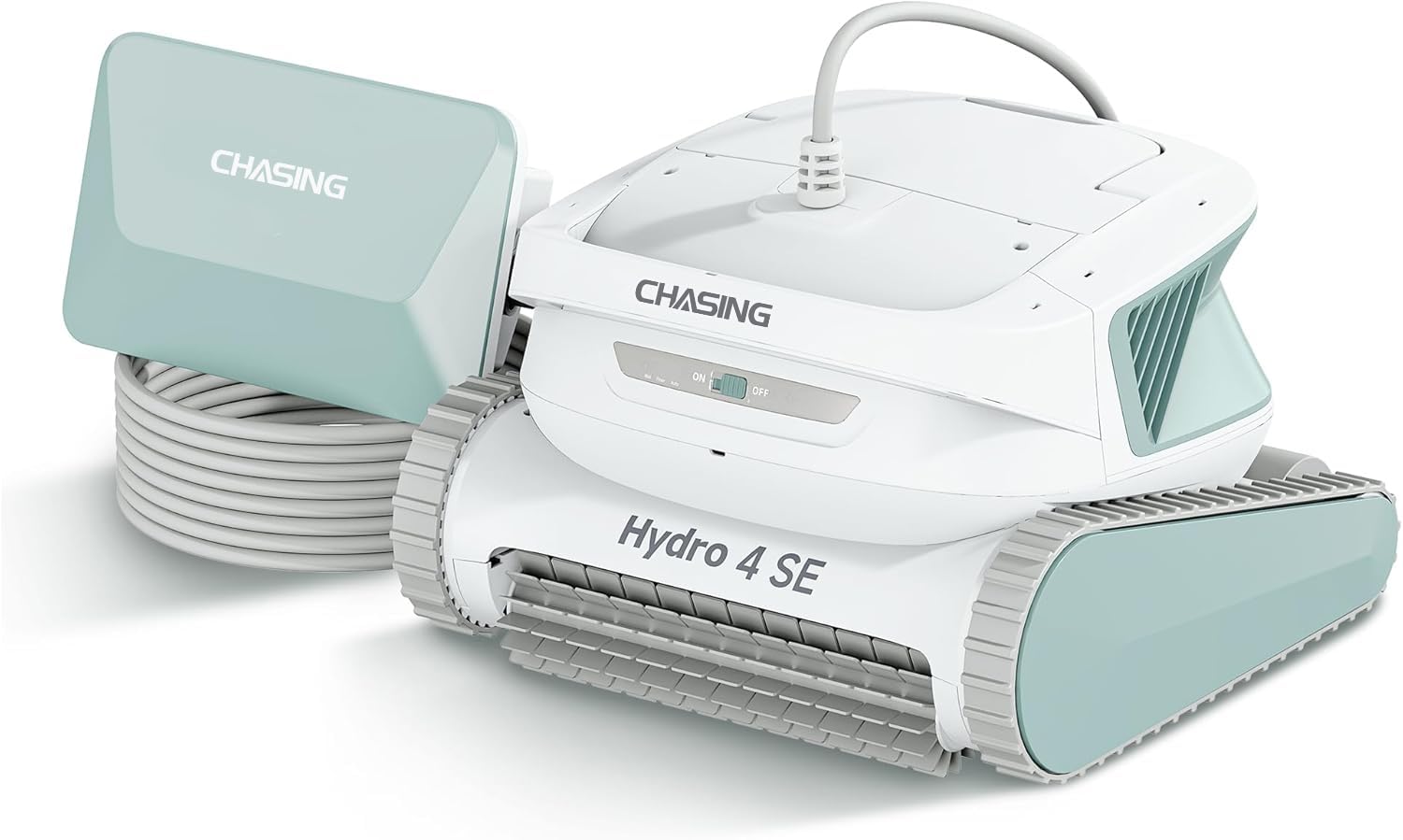 DEENO Hydro 4 SE front view showing compact robotic cleaner and easy handling