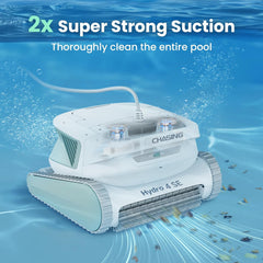 DEENO Hydro 4 SE vacuuming pool floor in use for consistent debris removal