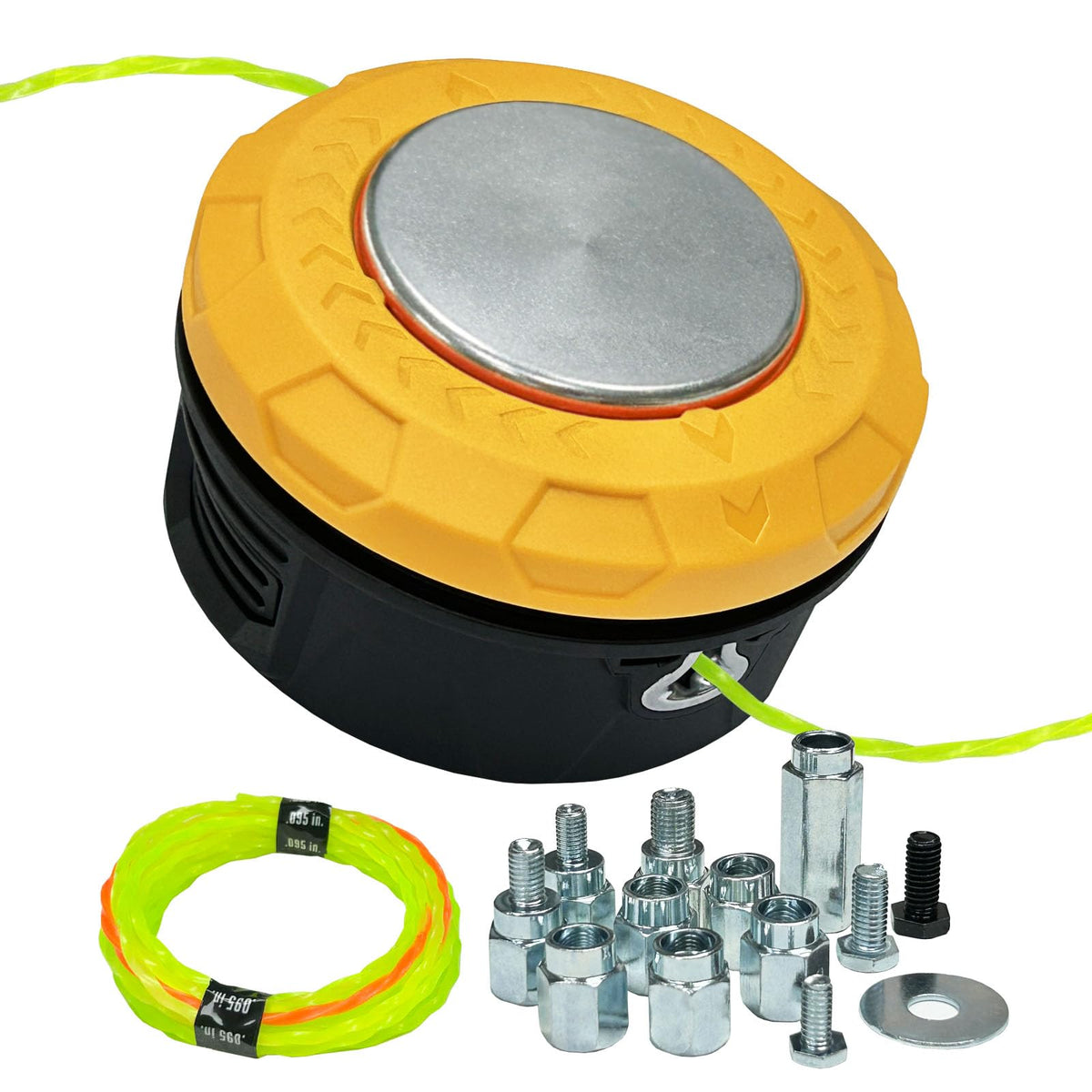 Deeploving front assembled head showing universal fit and quick installation benefit