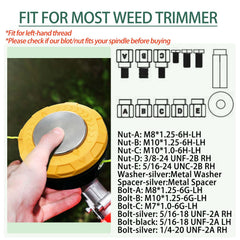 Deeploving spool and included 0.095" line showing easy feed and visible center