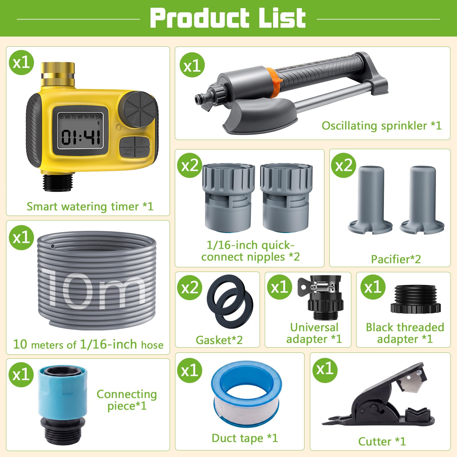 Deepoter complete kit box contents laid out showing all-in-one convenience benefit