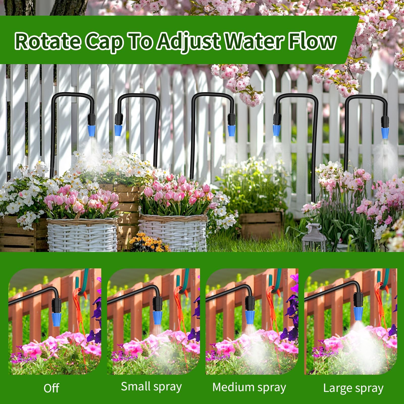 Deepoter tubing laid in raised bed demonstrating easy installation