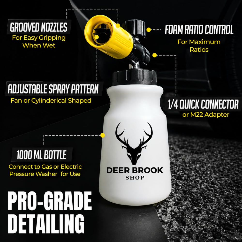 Deer Brook Shop Hornet wide mouth 1L bottle for easy mixing and fewer refills