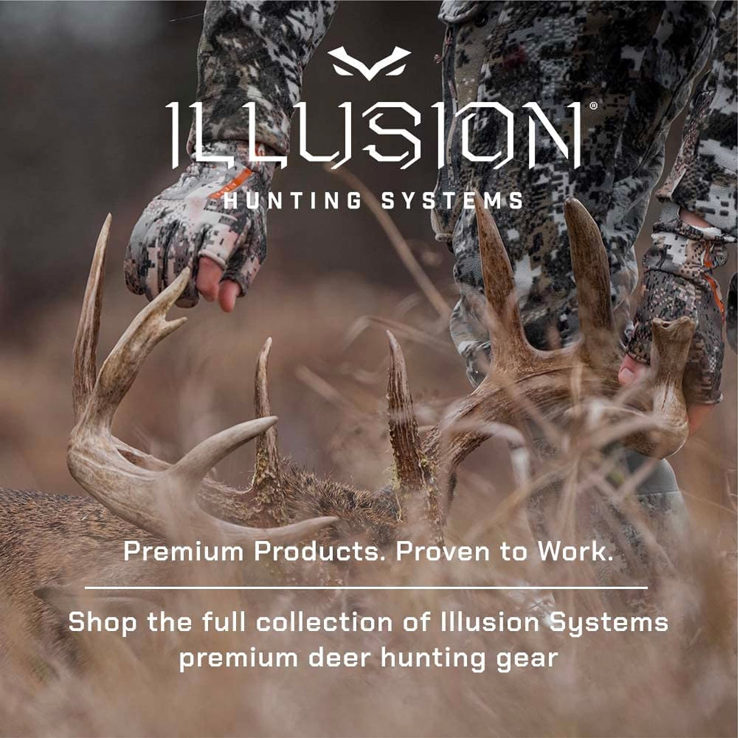 Deer Society instructional graphic with sprayer and tools easing setup and application