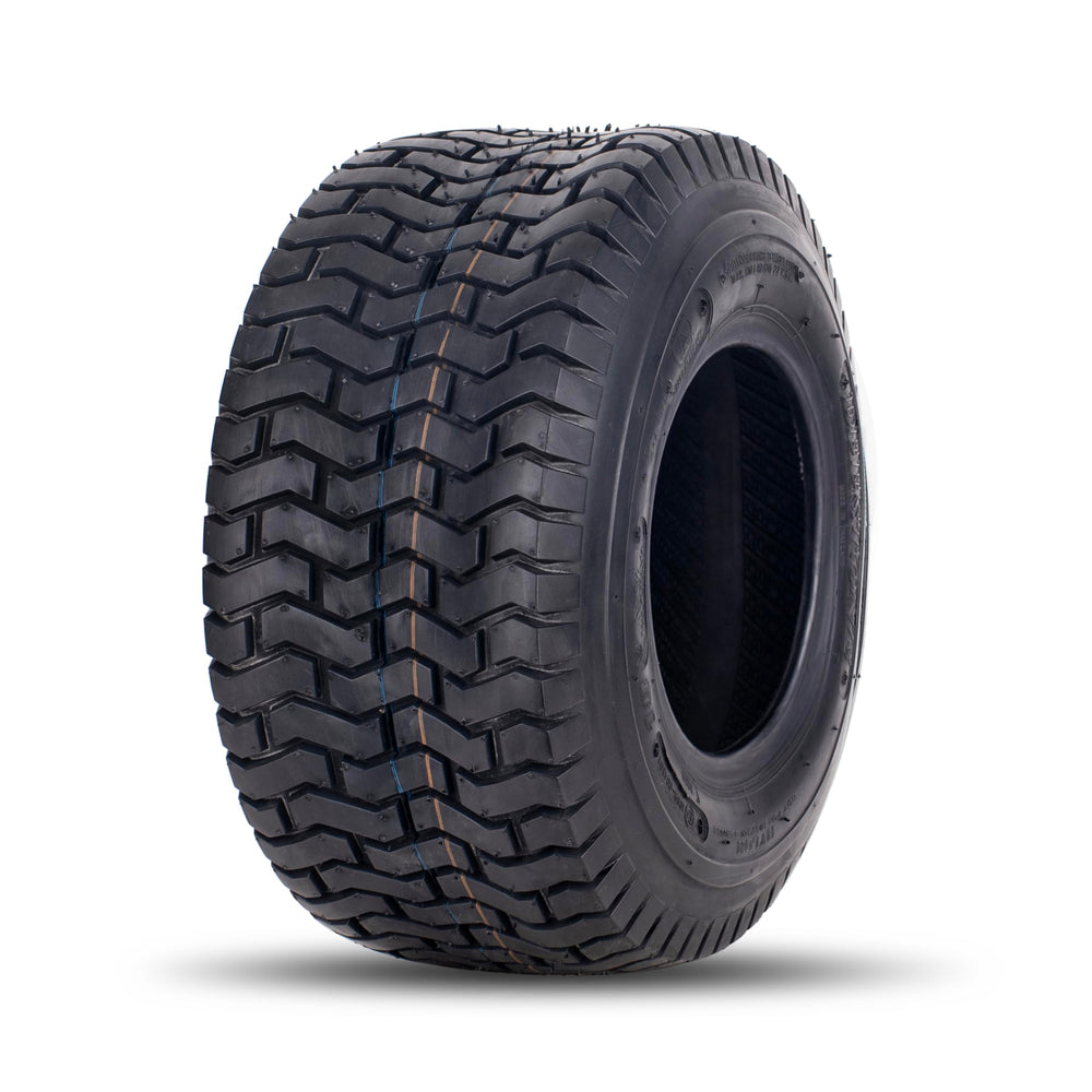 Deestone D265 front profile showing turf-friendly footprint and improved stability