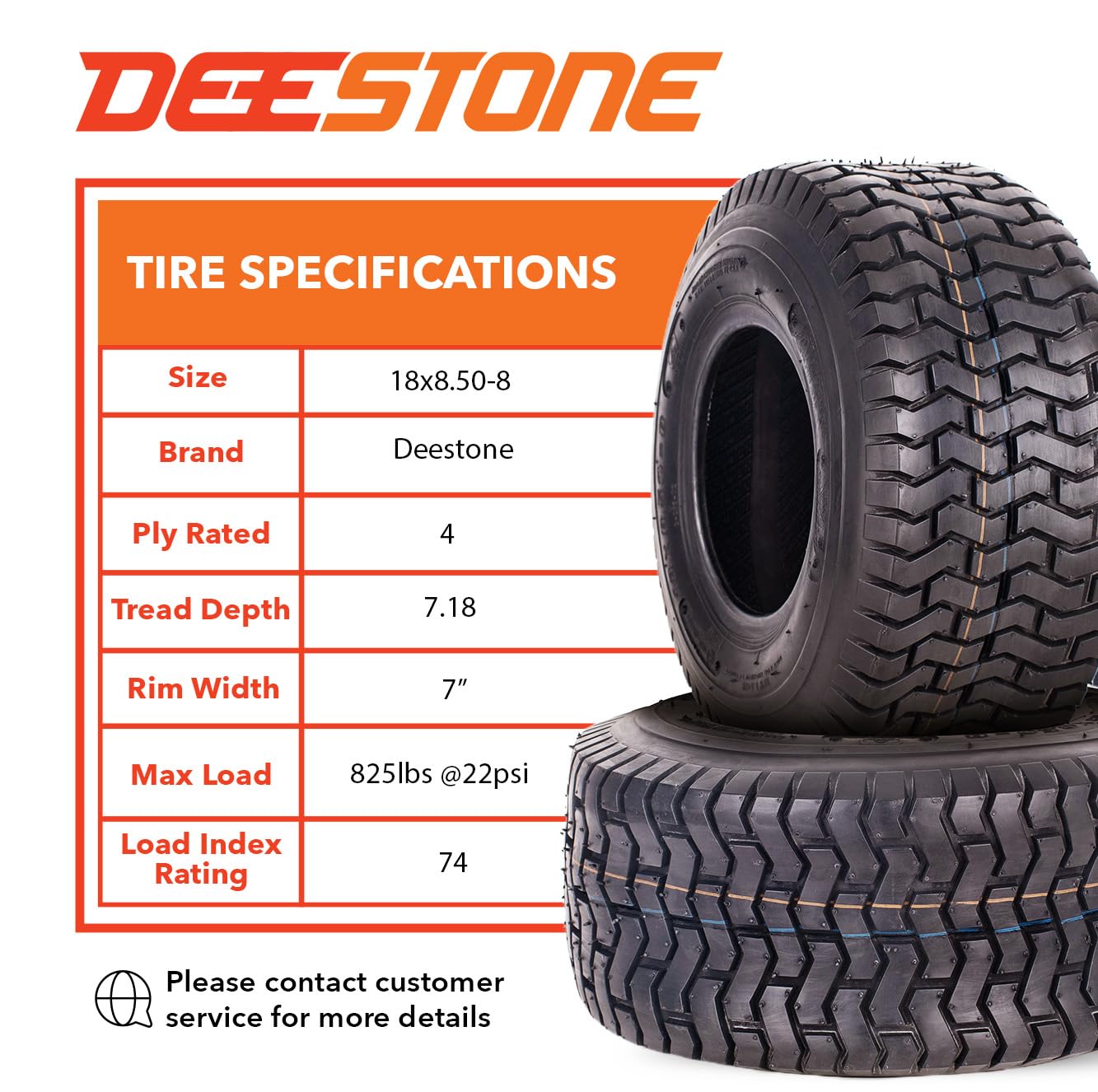 Deestone D265 in yard setting illustrating turf protection and load carrying