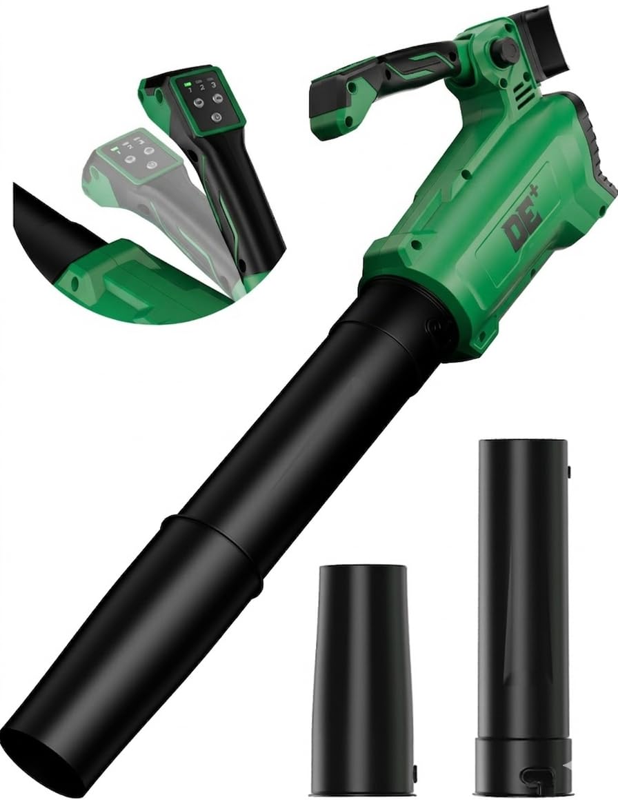 DeForce front view showing blower design and easy portability benefit