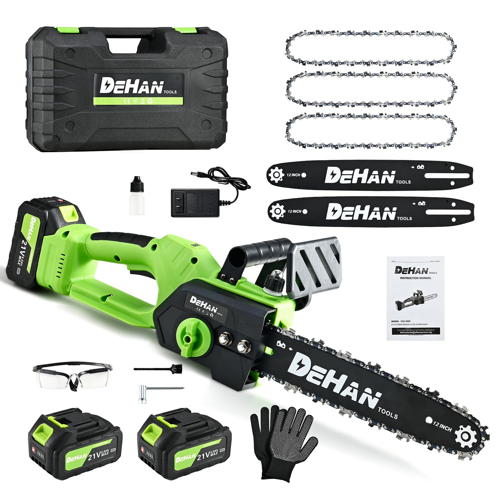 DEHANTOOLS front view of full kit ready to use, showing convenience