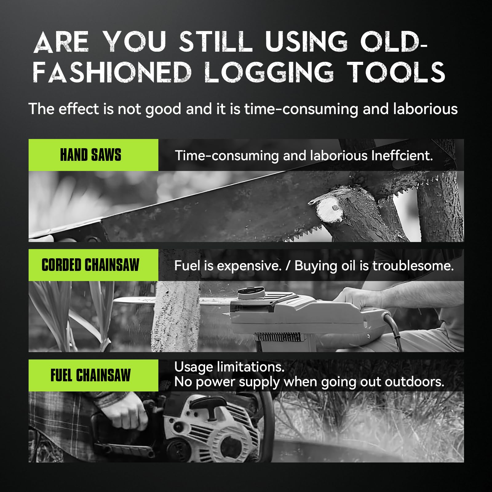 DEHANTOOLS in a backyard yard-setting pruning trees to show practical use for homeowners and landscapers