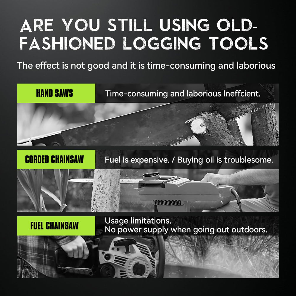 DEHANTOOLS in a backyard yard-setting pruning trees to show practical use for homeowners and landscapers