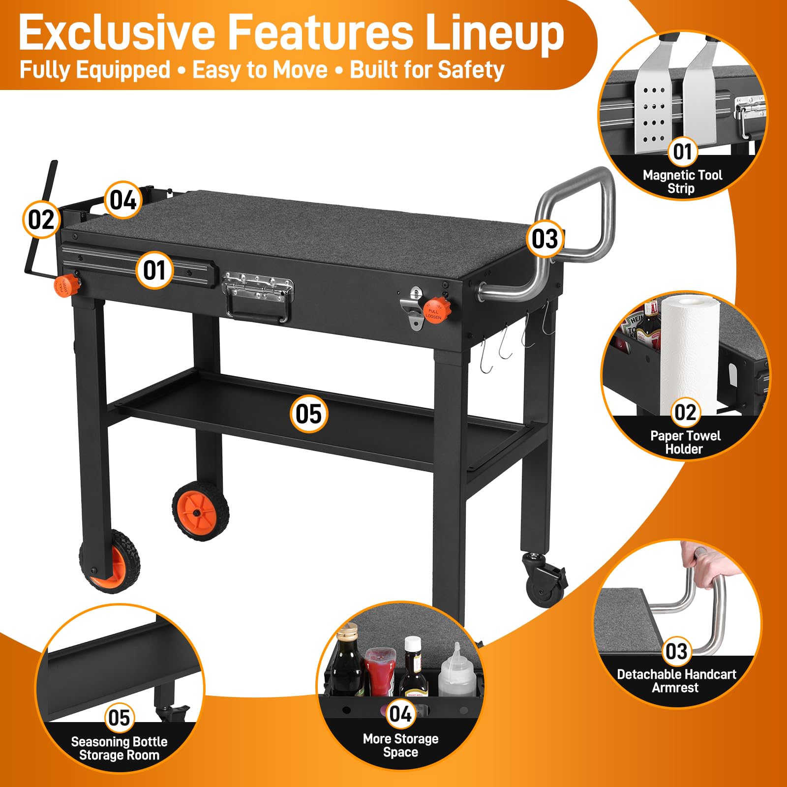 DeintYei close-up welded steel frame showing durability and secure support