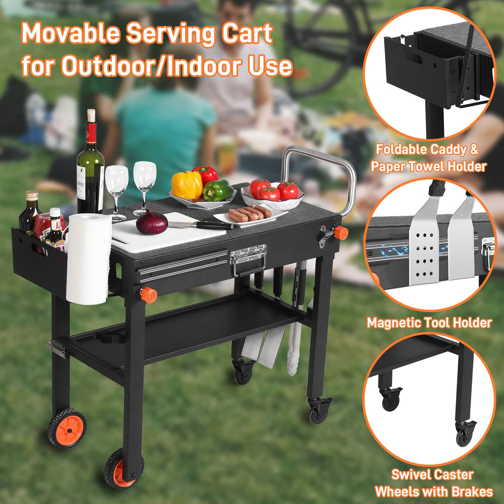 DeintYei wheels and lockable swivel caster for easy mobility and locked stability