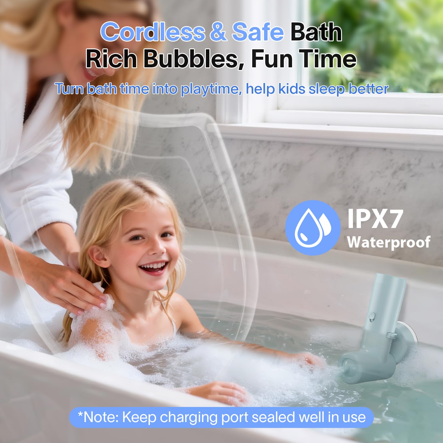 DEJUNPIOOL detailed suction cups, ensures secure tub attachment and stability