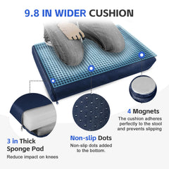 Dekool close-up of cushioned kneeler pad for pressure relief