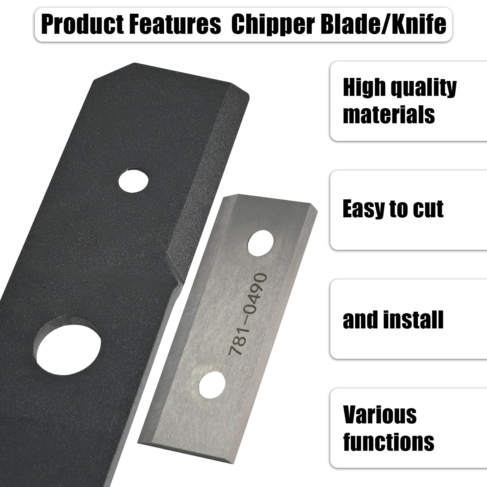 Delixike blades installed on rotor demonstrating correct fit and smoother operation