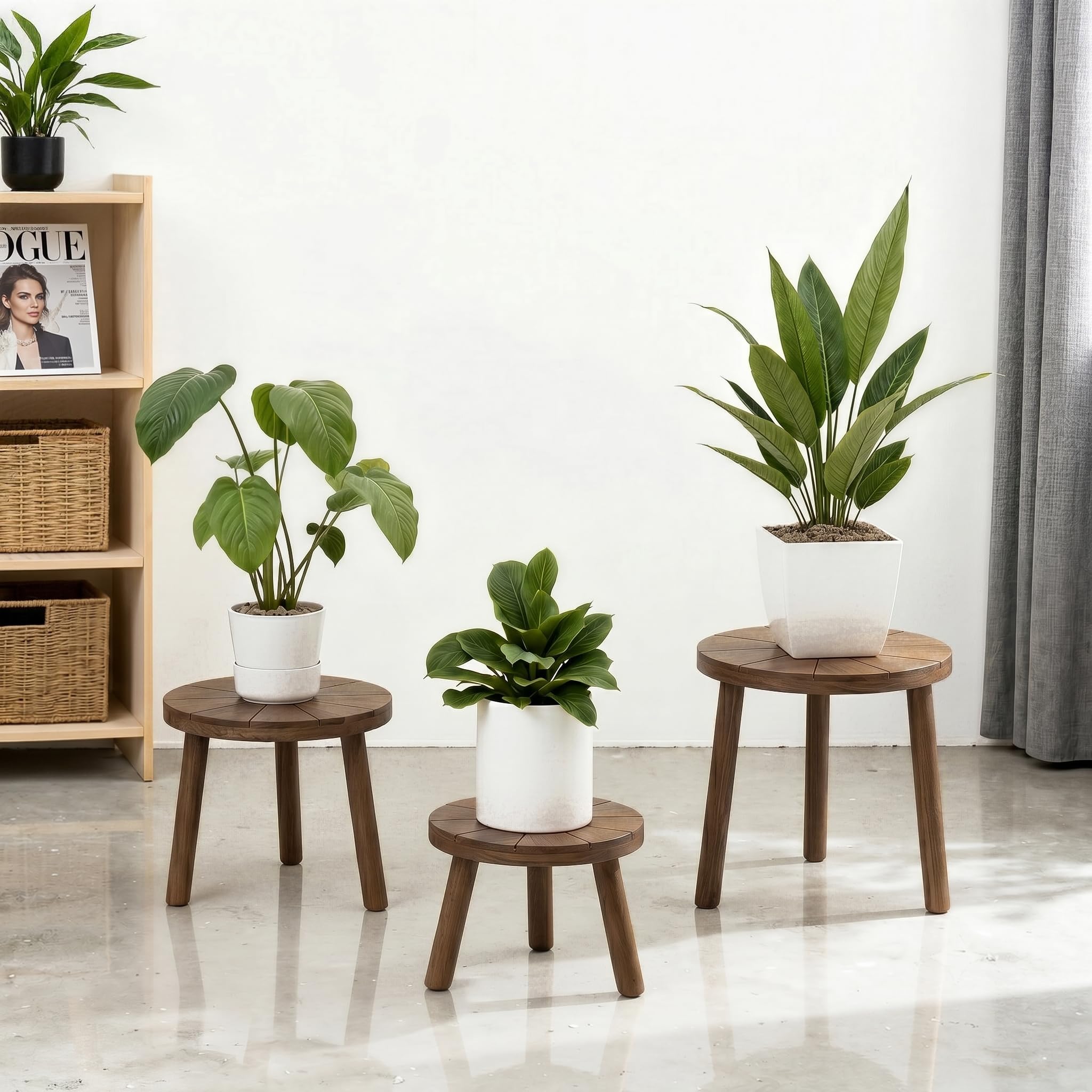 Delma balcony scene with mixed planters illustrating versatile indoor-outdoor styling
