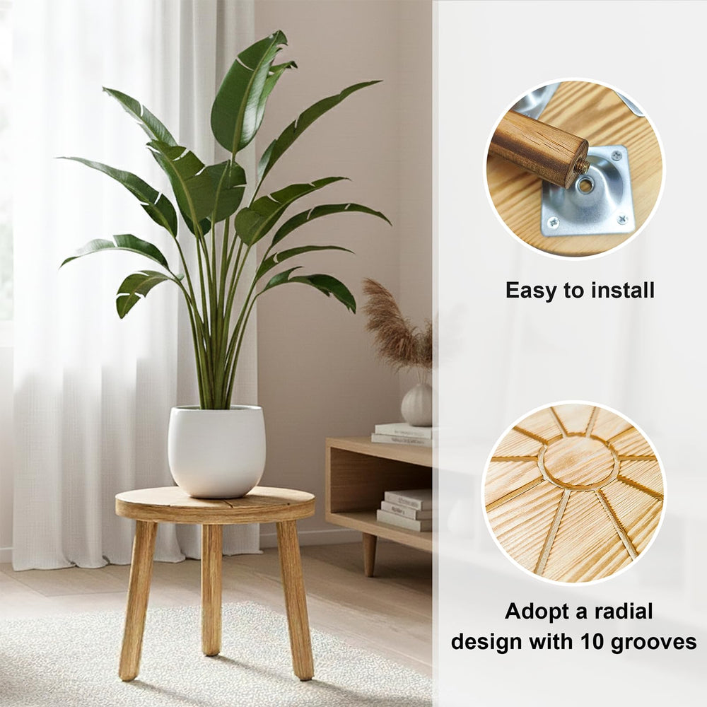 Delma group of five stands arranged by height showing layered styling benefit: depth and variety