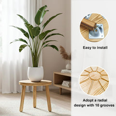 Delma group of five stands arranged by height showing layered styling benefit: depth and variety