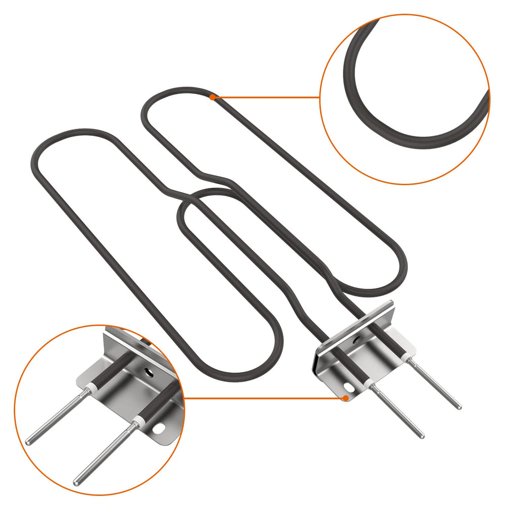 DELSbbq side profile with dimensions showing correct 8 by 15¾ inch fit