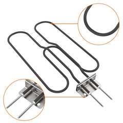 DELSbbq side profile with dimensions showing correct 8 by 15¾ inch fit