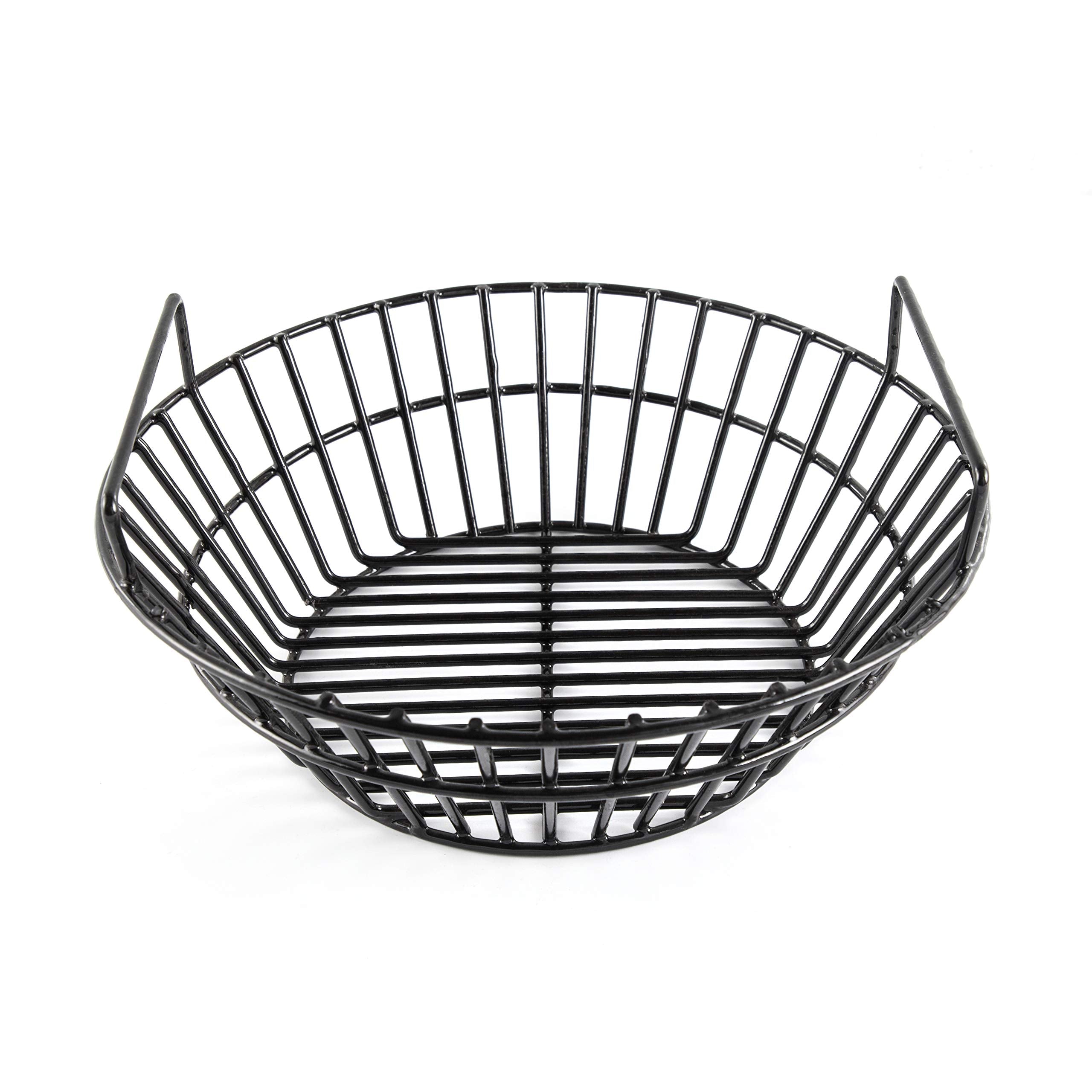 DELSbbq ash basket being lifted out for quick ash removal and charcoal preservation