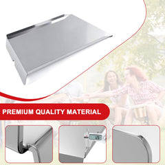 DELSbbq BAC012 close-up of stainless steel finish for rust resistance and easy cleaning