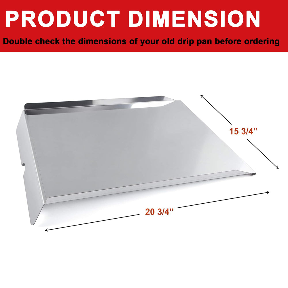 DELSbbq BAC012 side profile highlighting 4-inch depth for improved grease capacity