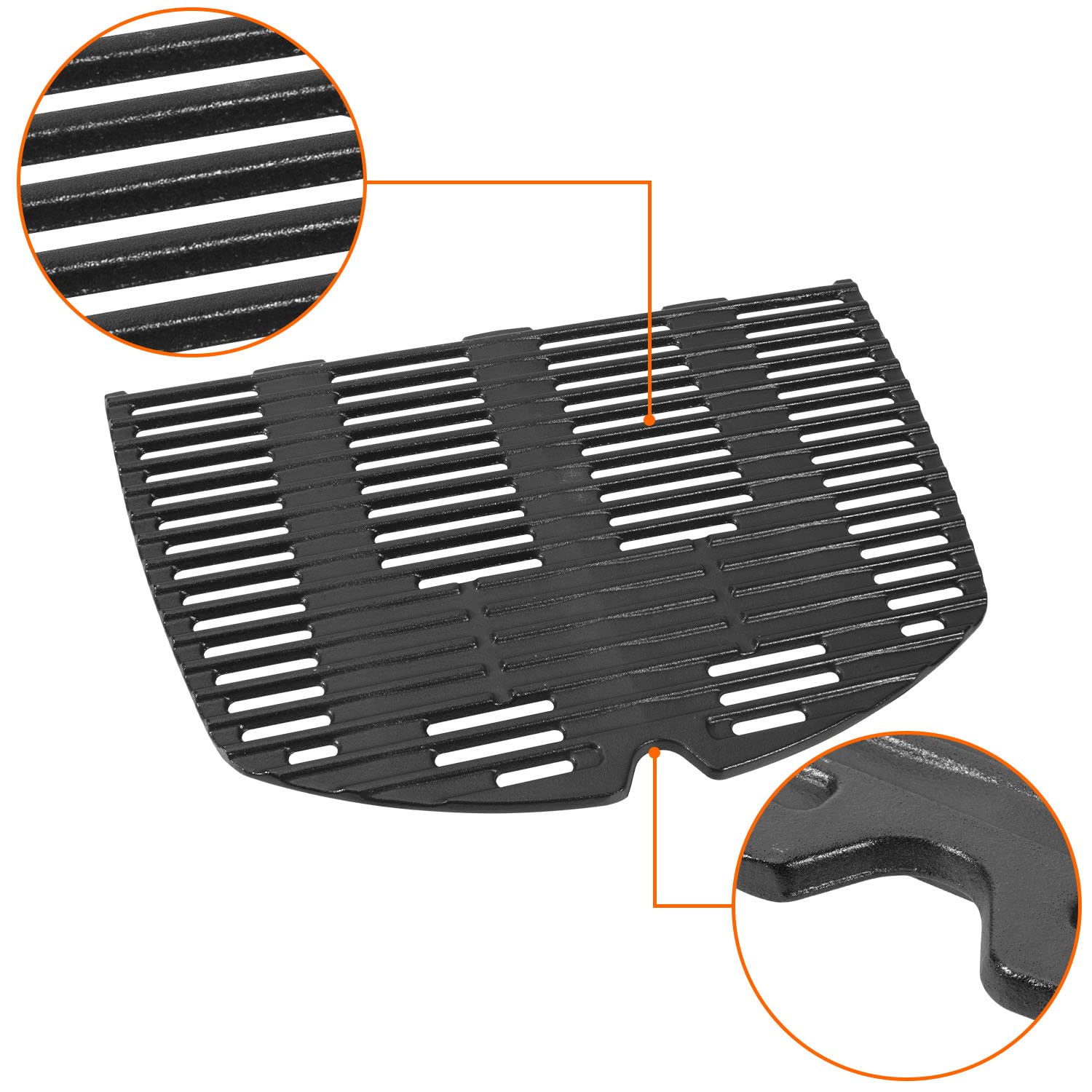 DELSbbq burner flame pattern view showcasing even heat distribution
