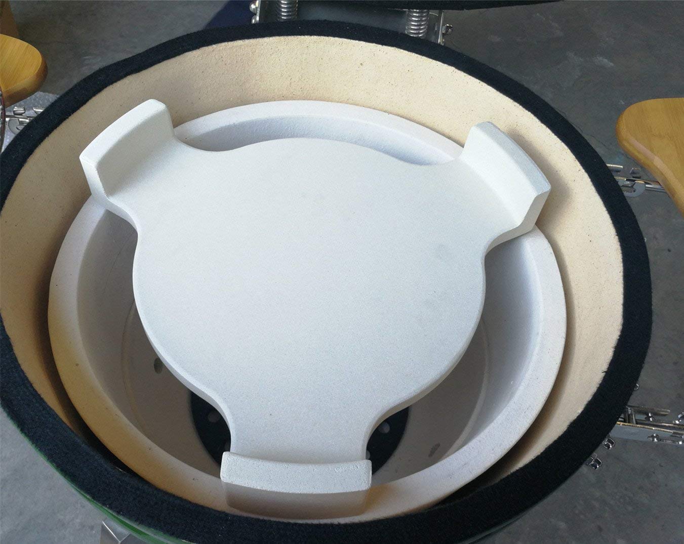 DELSbbq scale comparison with ruler showing exact fit for 18 inch grills benefit