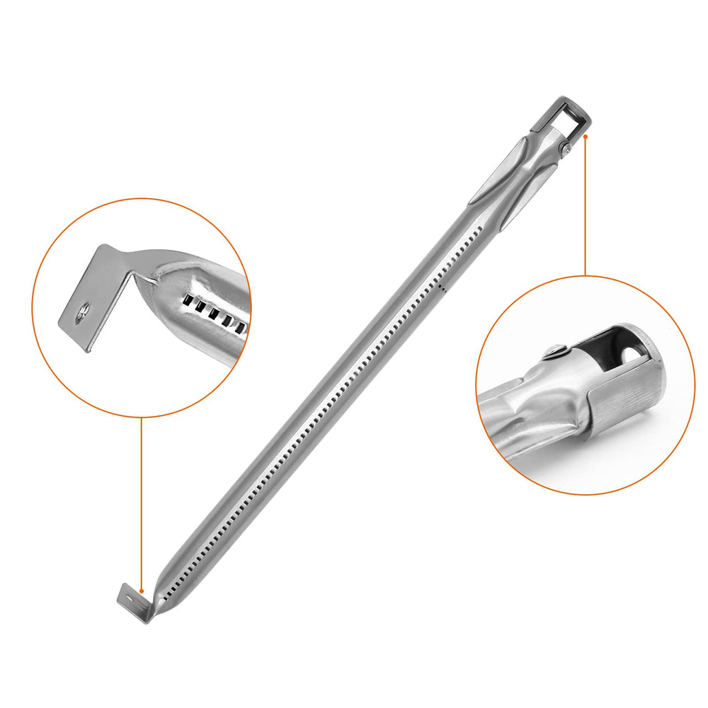 DELSbbq four-burner set laid out to show full replacement convenience
