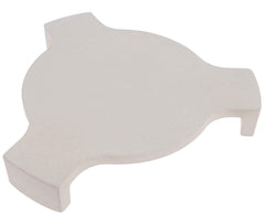 DELSbbq front view of ceramic heat deflector showing fit and durable finish benefits