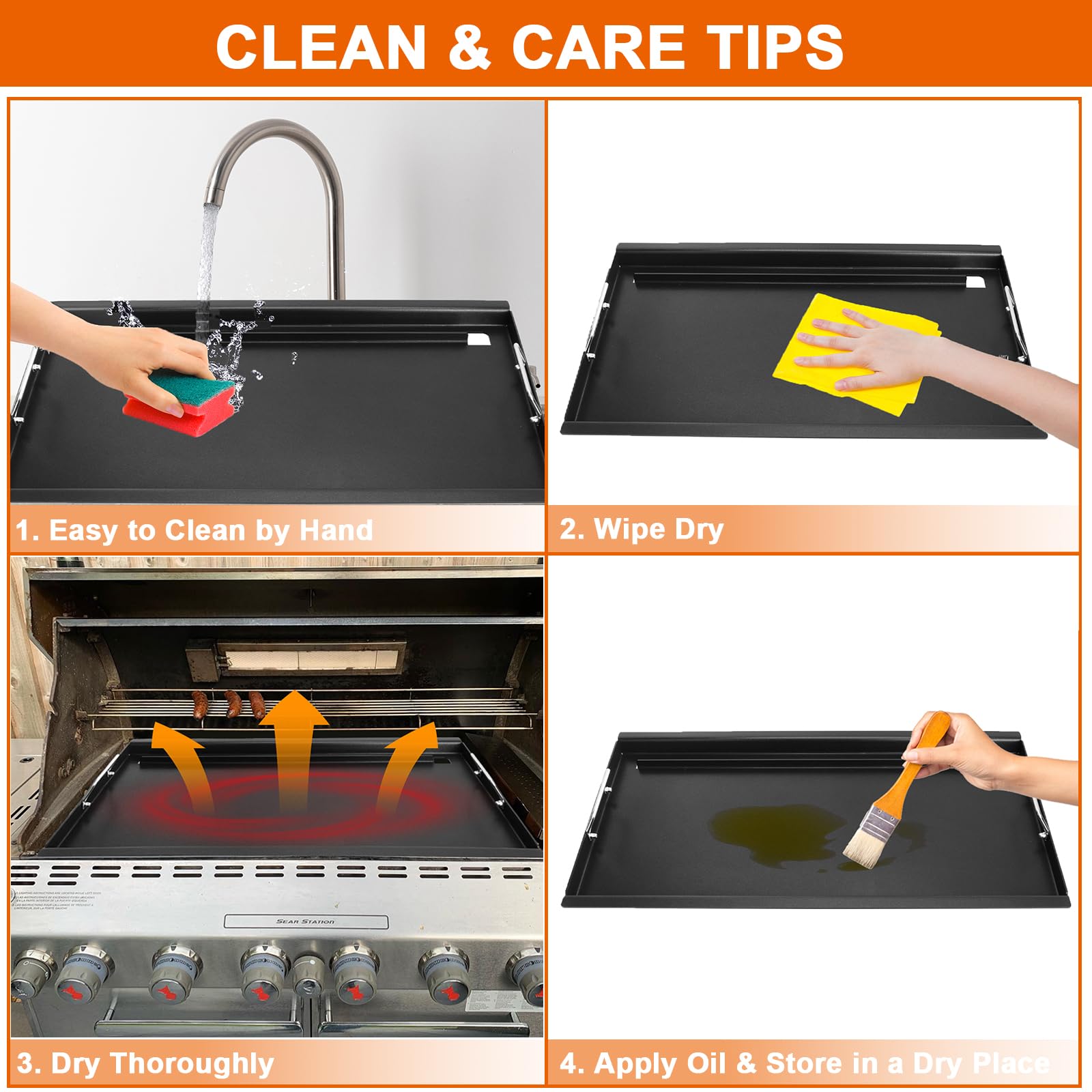 DELSbbq griddle cooking pancakes and burgers for versatile meal options