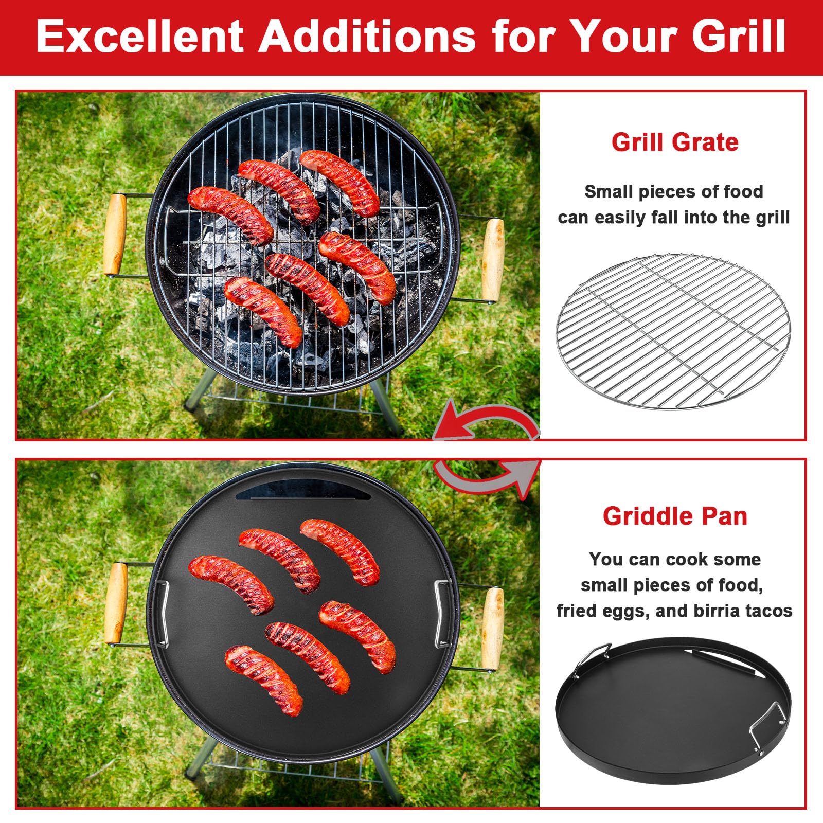 DELSbbq side profile rim detail showing precise edge design for easy drop-in fit