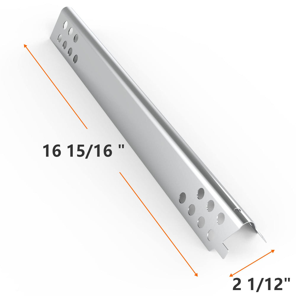DELSbbq heat plate close-up showing stainless texture for improved durability