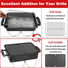 DELSbbq griddle in use searing steak evenly for better crust and flavor