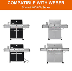 DELSbbq griddle installed in Weber Summit shows quick conversion benefit