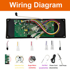 DELSbbq LED display close-up with bright readout for easy outdoor visibility