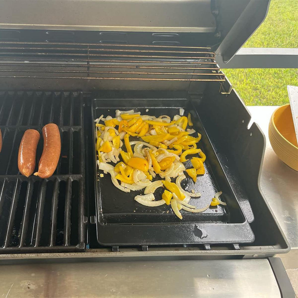 DELSbbq boxed product with dimensions highlighting correct replacement size