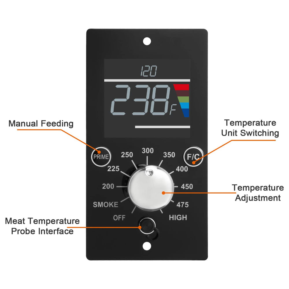 DELSbbq RTD sensor closeup showing probe detail and fast accurate temperature readings