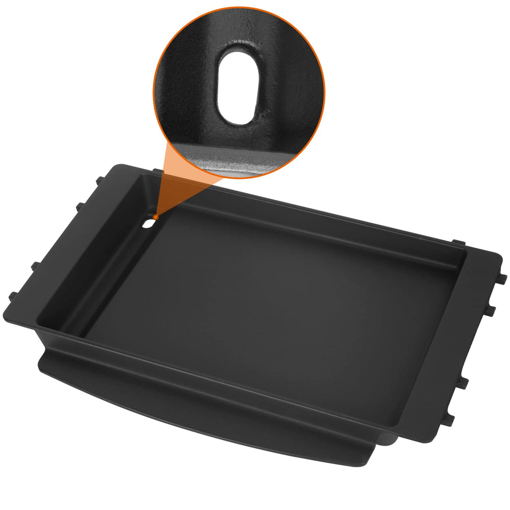DELSbbq side profile showing 2-inch depth and accurate size fitment